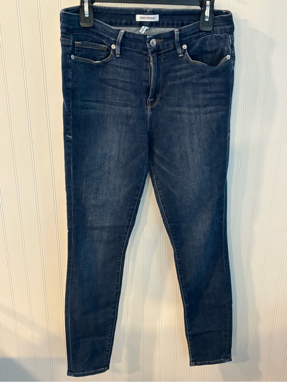 Good American Indigo High-Rise Skinny Jeans